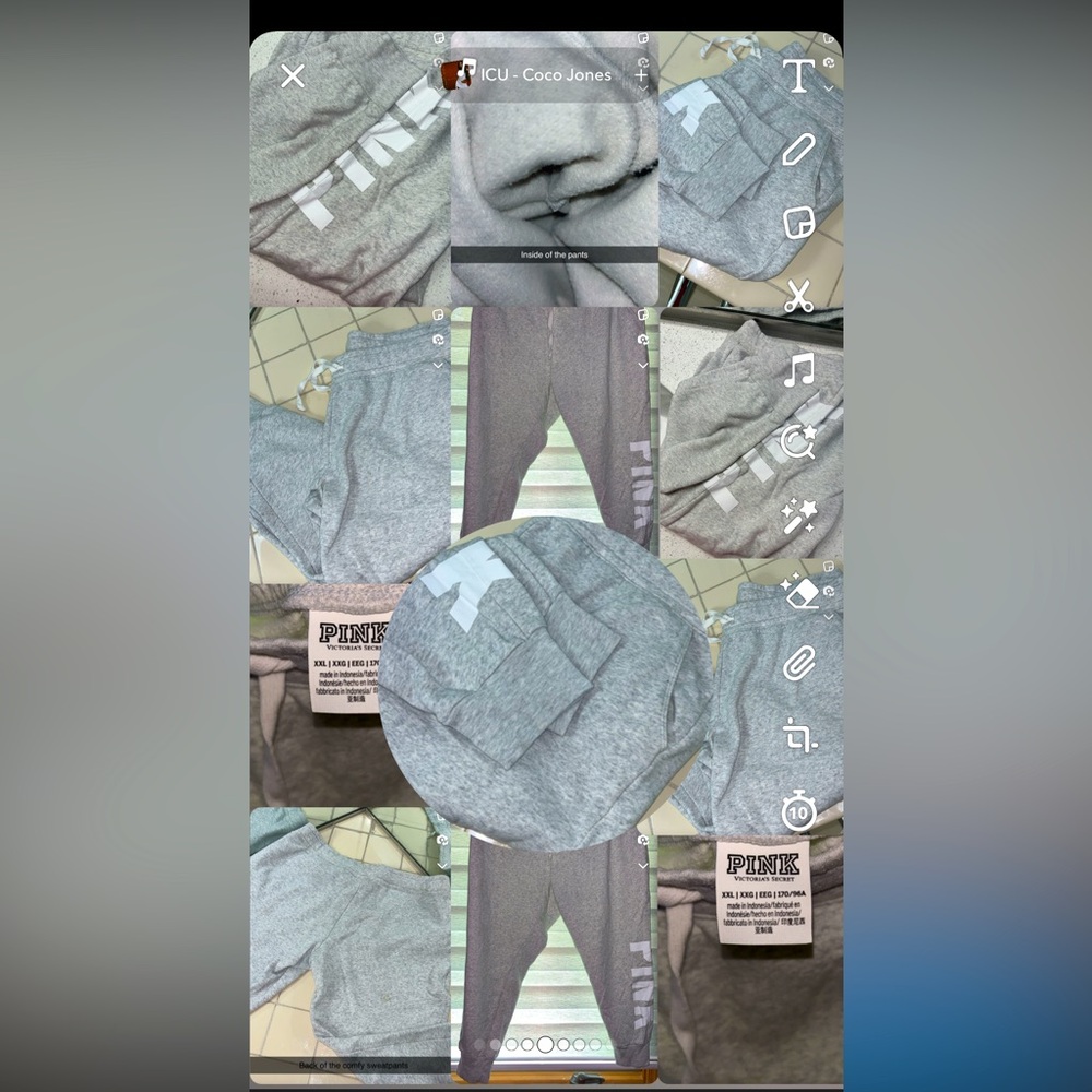 Selling amazingly comfortable sweatpants for woman from PINK for $45